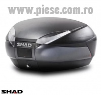 Cutie portbagaj (topcase) Shad model SH48 culoare: negru (volum: 48 litri) – include placa de montaj